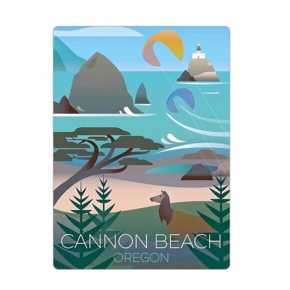 Cannon Beach Oregon Magnet - Picture 1 of 2
